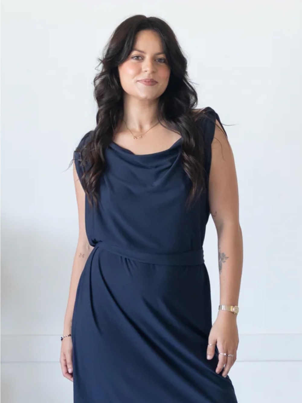 encircled The Chrysalis Cardigan in Navy Blue Medium NWT travel dress scarf
